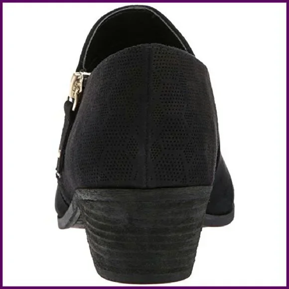 Women's Ankle Boots Size 6 Microfiber Suede Memory Foam Insole Heeled